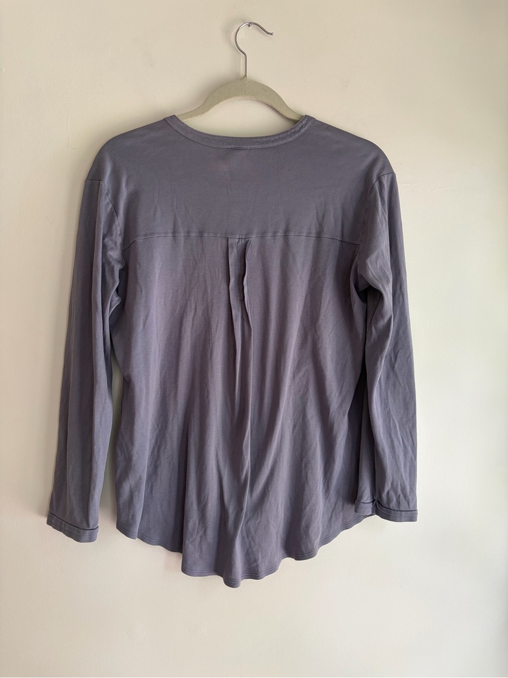 Hanro Pure Essence 100% Cotton Long Sleeve Pajama Shirt Size S - Picture 4 of 6